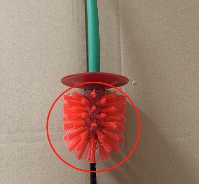 Long Handle Soft Hair Household Toilet Brush Cherry Toilet Brush Daily Necessities Creative Plastic Cleaning Brush Toilet Brush Set - Pacisia