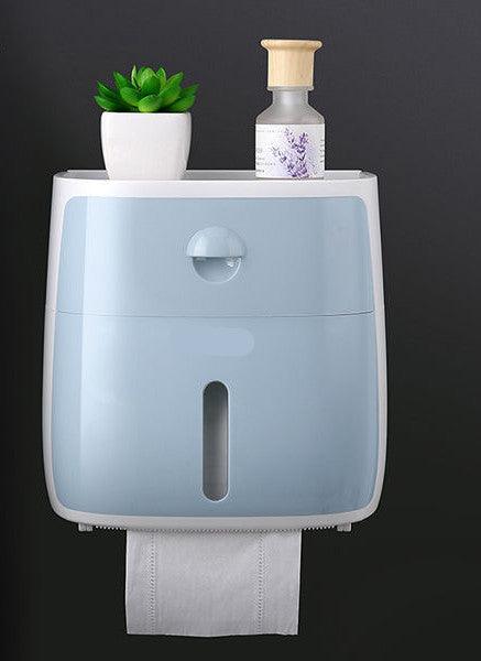 Double-layer Toilet Box, Toilet Rack, Pumping Box, Punch-free Tissue Holder, Toilet Paper Toll Tube - Pacisia