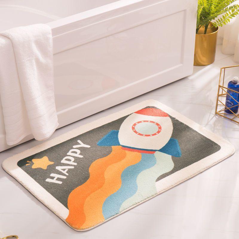 Foot mat household floor mat bathroom water absorption anti slip mat bedroom entrance mat toilet mat - Pacisia