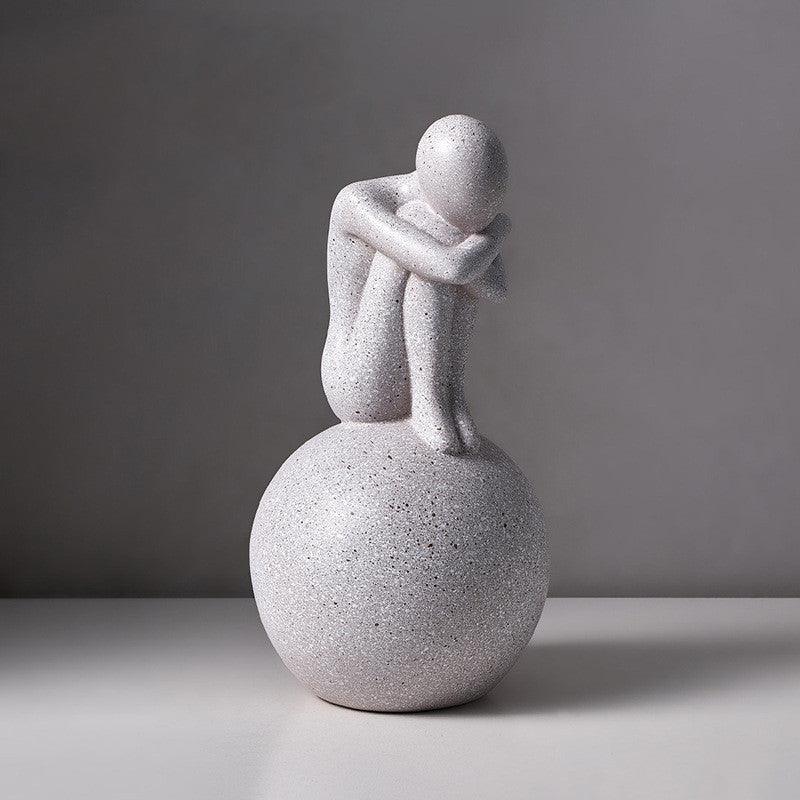 Living Room Decoration Nordic Home Decoration AbstractFigure Statue Modern Art Sculpture Aesthetic Room Decor Statue Of Love - Pacisia