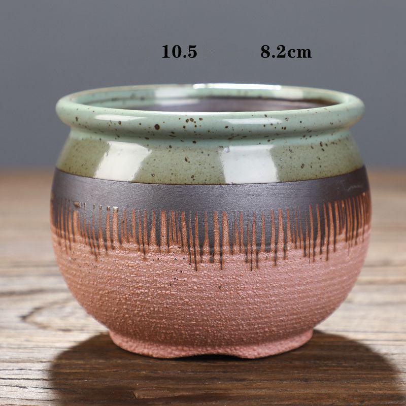 Creative Succulent Flowerpot Green Plant Vase Planter Bonsai Pot macetas Office Desktop Ornaments Ceramic Crafts Garden Art - Pacisia