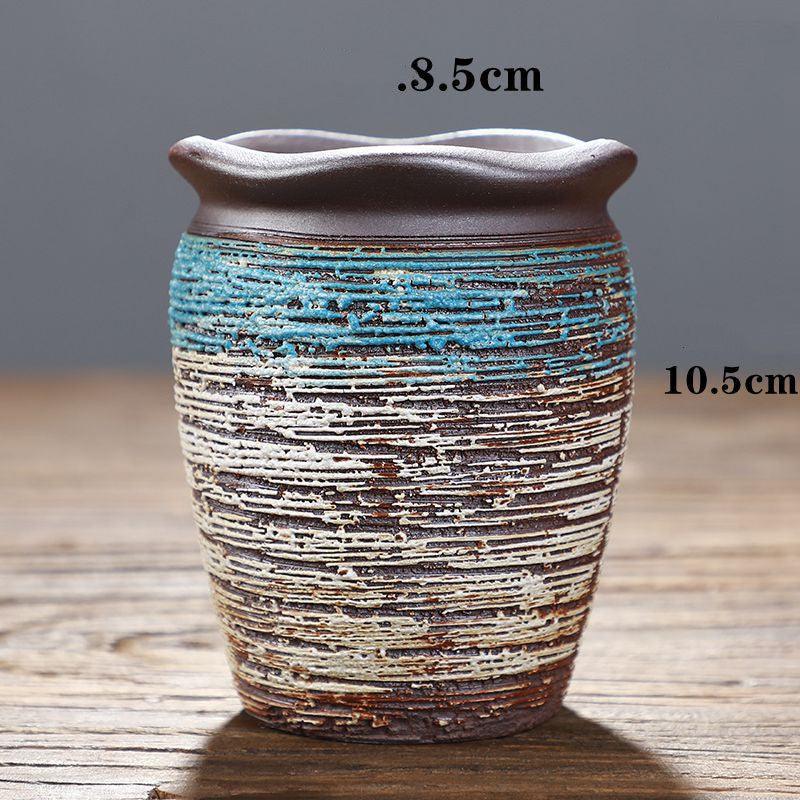 Creative Succulent Flowerpot Green Plant Vase Planter Bonsai Pot macetas Office Desktop Ornaments Ceramic Crafts Garden Art - Pacisia