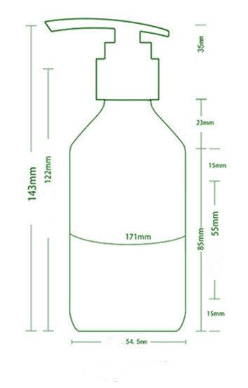 200ml Shower Gel Bottle Sub-bottled - Pacisia