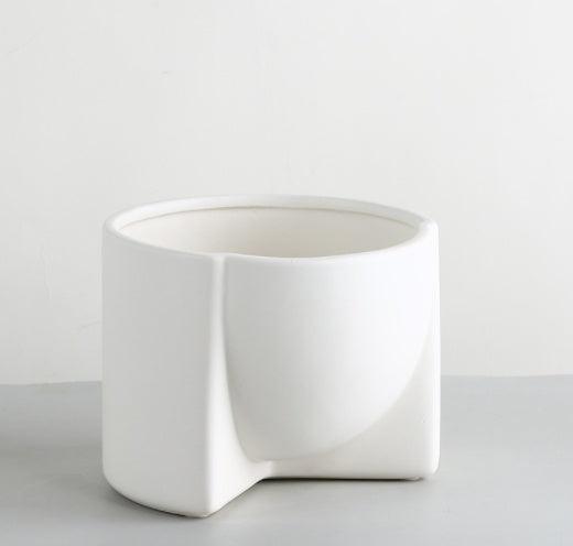 Porcelain Vase Ornaments Modern Minimalist Living Room Table Flower Arrangement Nordic Style Soft Decoration - Pacisia