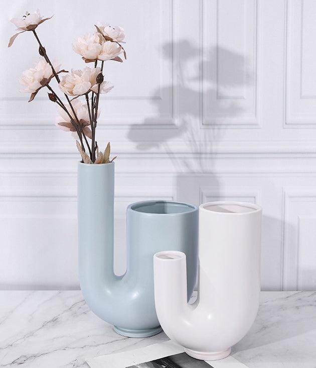 Modern Minimalist Resin Creative New Products Soft Decoration Handicrafts Dried Flower Decorative Vase - Pacisia