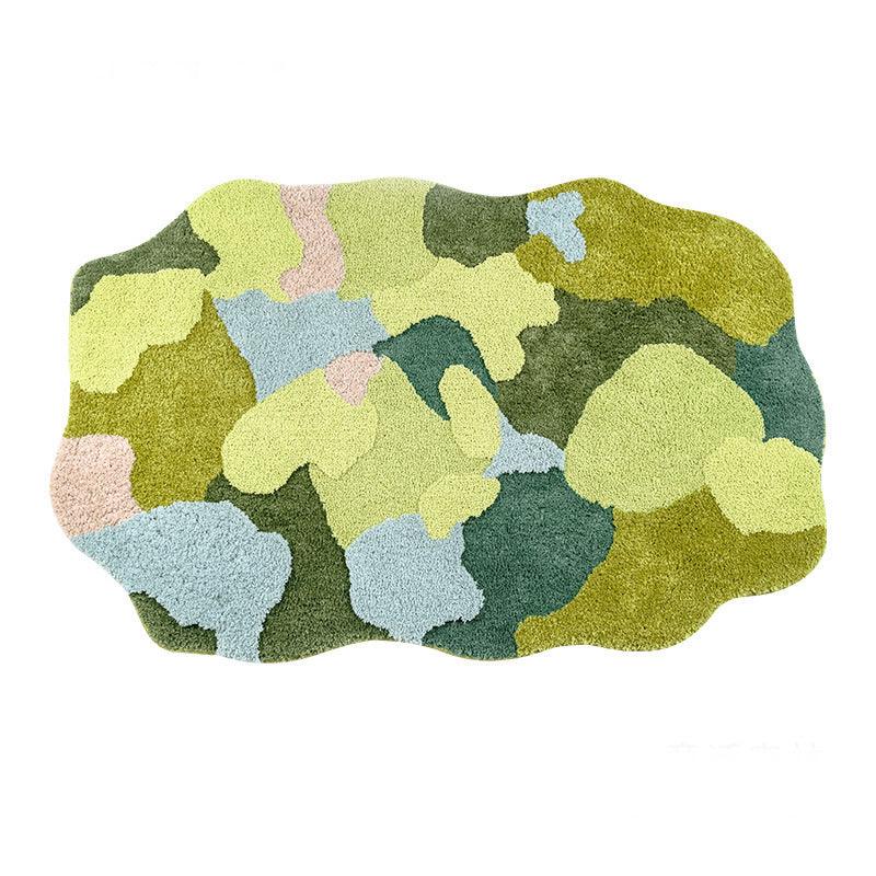 Moss Carpet Household Living Room Absorbent Flocking Carpet Bedroom Non-slip Antifouling Floor Mat - Pacisia