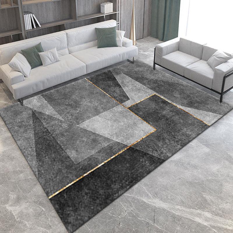 3D Light Luxury Style Floor Mats Bedroom Bedside Carpets - Pacisia