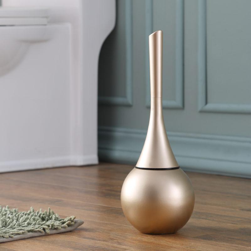Create And Wash European Style Bathroom, Toilet, Toilet Brush, Toilet Brush Holder Set, Stainless Steel Cleaning Brush, Toilet Brush, Brush - Pacisia