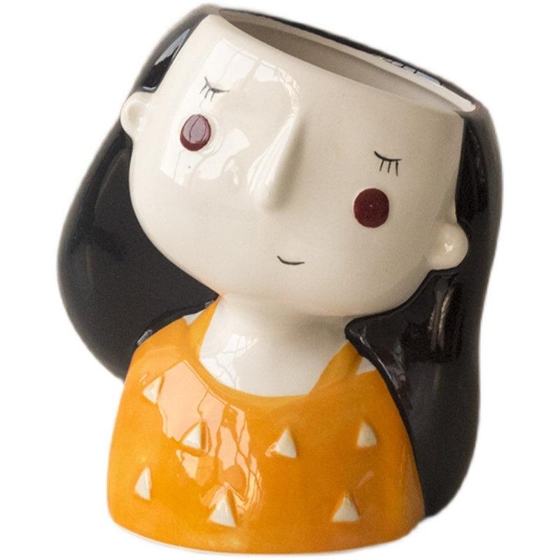 Nordic Minimalist Art Vase Ceramic Dried Flowers And Creative Home Decoration Furnishings - Pacisia