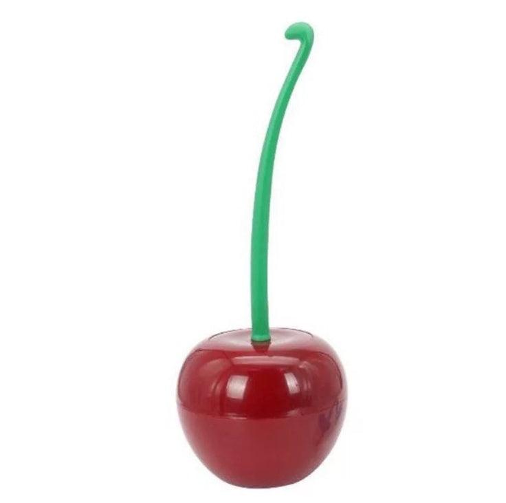 Long Handle Soft Hair Household Toilet Brush Cherry Toilet Brush Daily Necessities Creative Plastic Cleaning Brush Toilet Brush Set - Pacisia