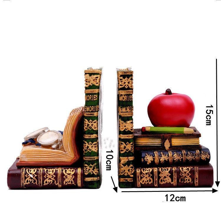 European Vintage Study Desk Decorations Bookend Books By Creative Fashion Bookstand Office Bookshelf - Pacisia