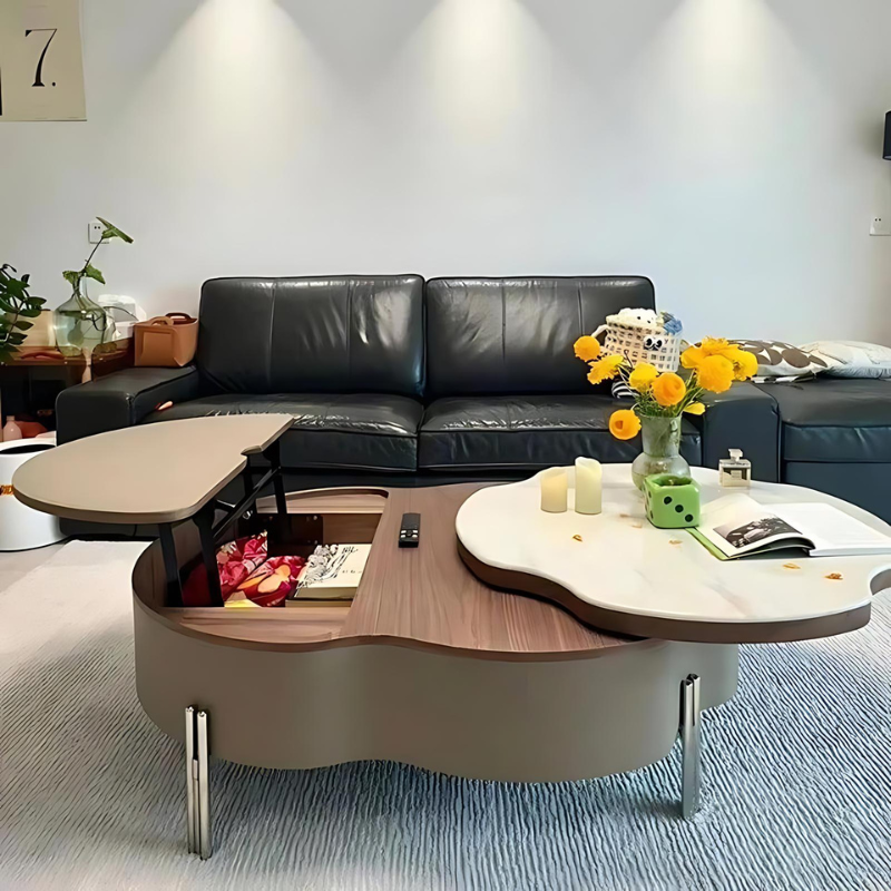 Nova Retro Lift Top Coffee Table - Modern Solid Wood Design