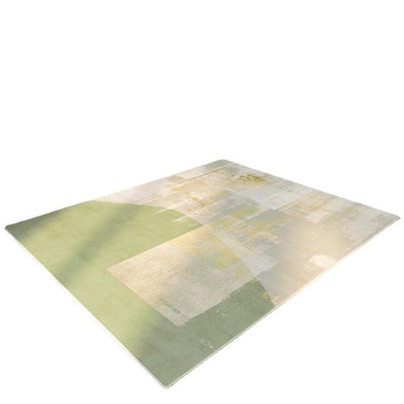 Living Room Sofa Table Carpet Household Green Abstract Loop Carpet Bedroom Bedside Blanket One Piece Dropshipping - Pacisia