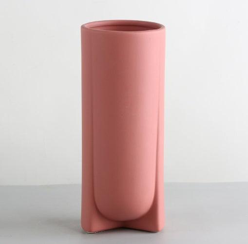 Porcelain Vase Ornaments Modern Minimalist Living Room Table Flower Arrangement Nordic Style Soft Decoration - Pacisia