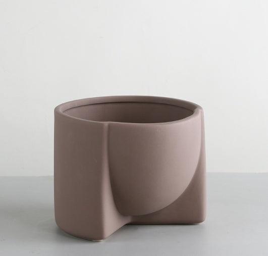 Porcelain Vase Ornaments Modern Minimalist Living Room Table Flower Arrangement Nordic Style Soft Decoration - Pacisia