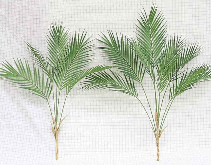 88 CM Green Artificial Palm Leaf Plastic Plants - Pacisia