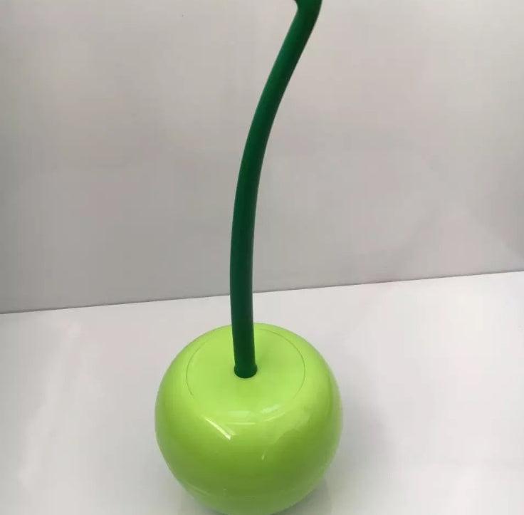 Long Handle Soft Hair Household Toilet Brush Cherry Toilet Brush Daily Necessities Creative Plastic Cleaning Brush Toilet Brush Set - Pacisia