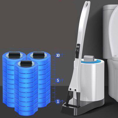 Toilet Brush Without Dead Angle Cleaning Toilet Brush Disposable Household Long Handle Cleaner Tool Bathroom Accessories - Pacisia