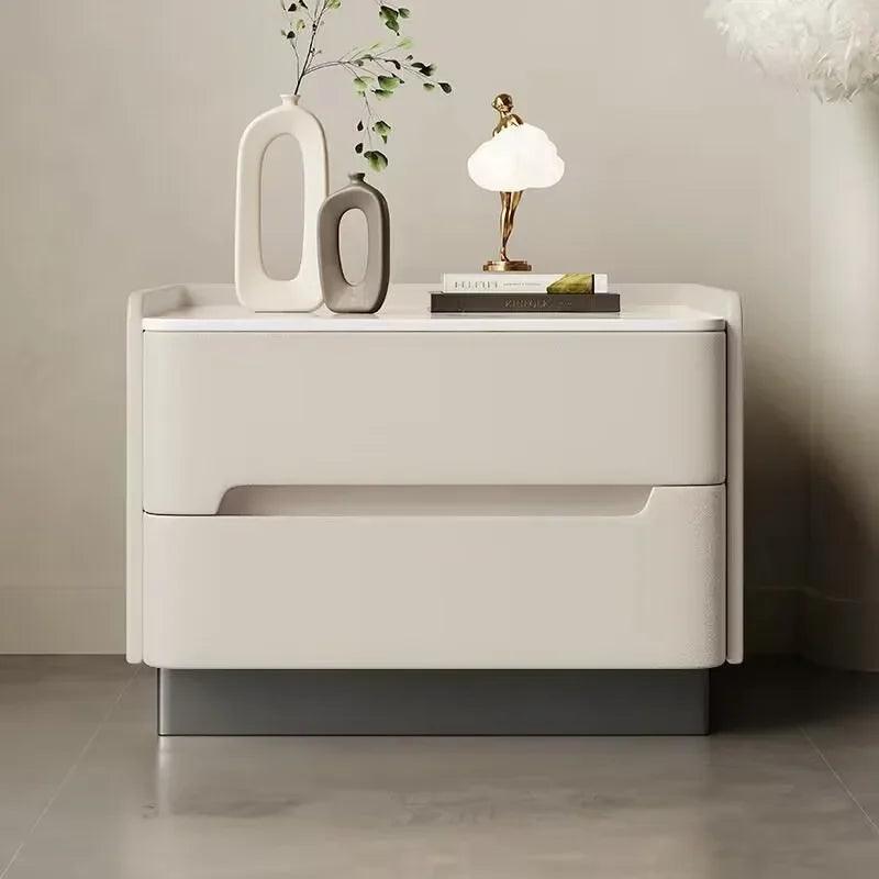 Storage Drawer Nightstand Nordic Bedroom Modern Home Luxury Bedside Table Minimalist Wood Mesitas De Noche Hotel Furniture - Pacisia
