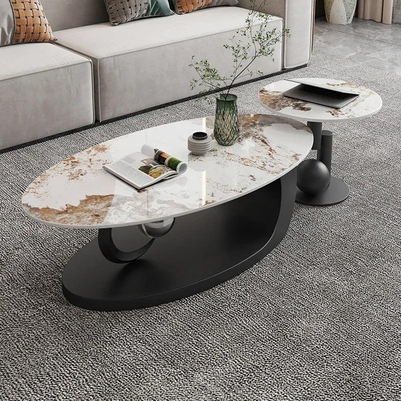 Nordic Coffee Table Minimalist Console Corner Vintage Table Frames Design Console Sofas Tavolino Da Salotto Home Furniture - Pacisia