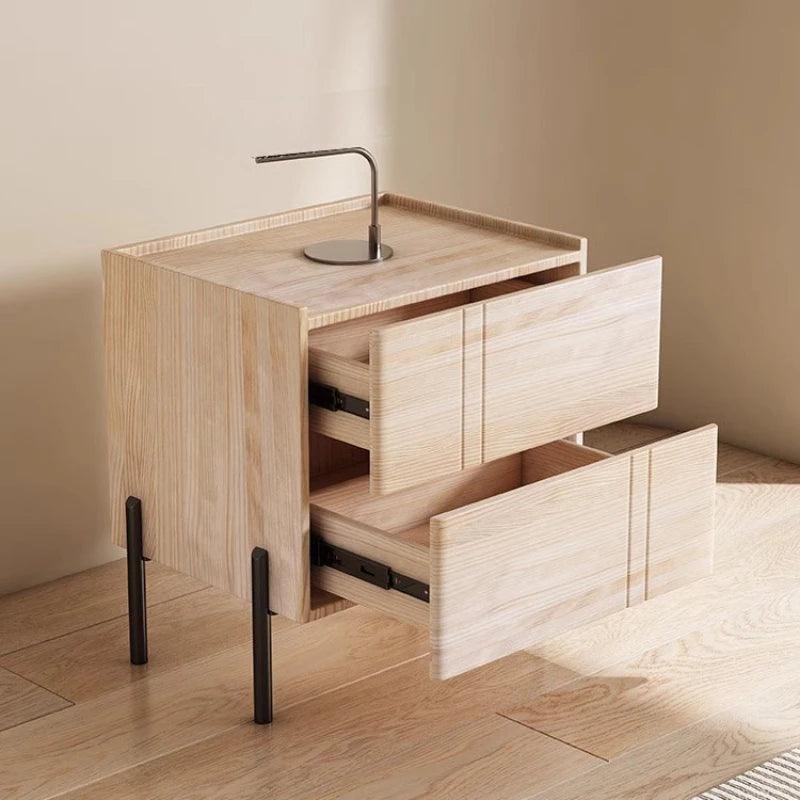 Side Bed Tables Bedroom Storage Bedside Table Room Cabinet Narrow Closets Night Stand Desk Coffee Criado Mudo Minimalist Sofa - Pacisia