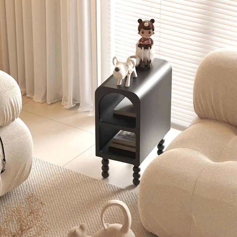 Simple Rustic Nightstands Black Center Pretty Luxury Minimalist Bedside Table Minimalist Organizers Table De Chevet Furnitures - Pacisia