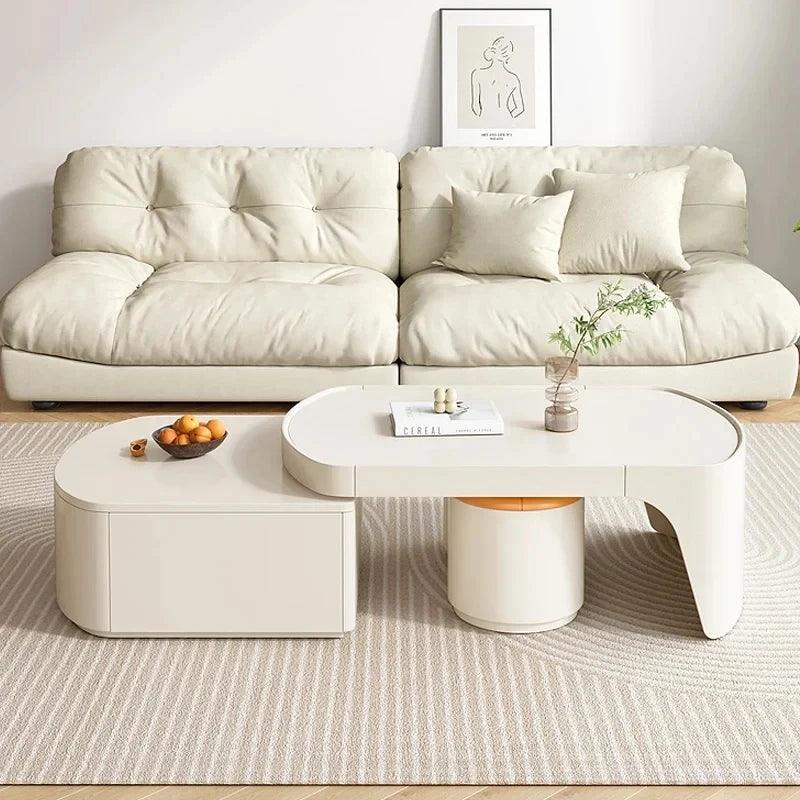 Glamour Minimalist Coffee Tables Design Modern Luxury Living Room Coffee Tables Unique Wood Muebles Para El Hogar Furniture - Pacisia
