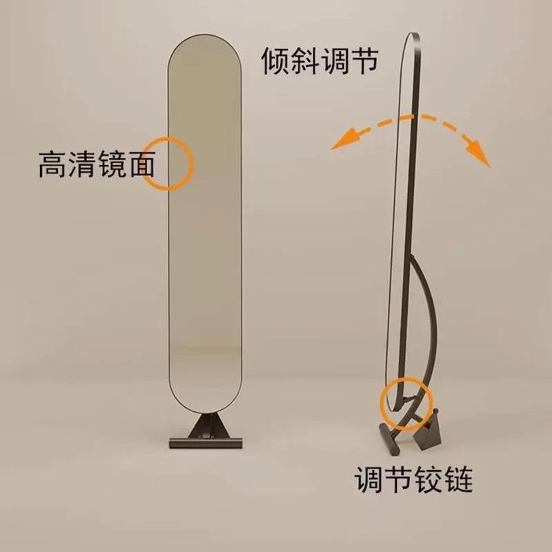 Full Body Decorative Mirrors Standing Floor Aesthetic Living Room Large Modern Mirrors Bedroom Adornos Para El Hogar Room Decor - Pacisia