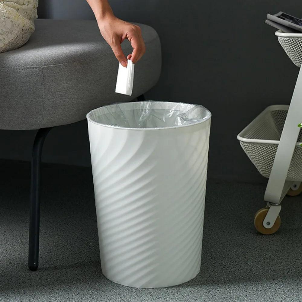 Household garbage bin classification living room uncovered large Nordic creative bedroom kitchen bathroom toilet tube office - Pacisia