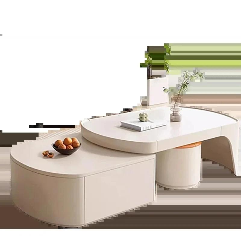 Glamour Minimalist Coffee Tables Design Modern Luxury Living Room Coffee Tables Unique Wood Muebles Para El Hogar Furniture - Pacisia