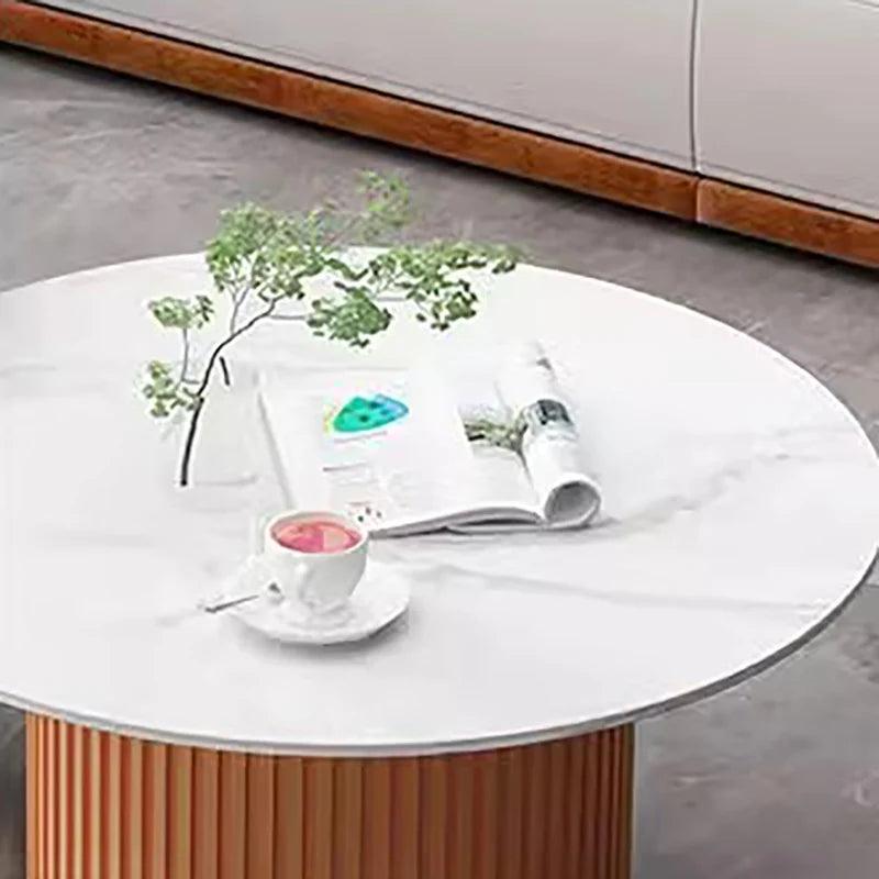 white luxury coffee tables modern aesthetic premium minimalist coffee tables marble effect glam cabeceros home furniture - Pacisia