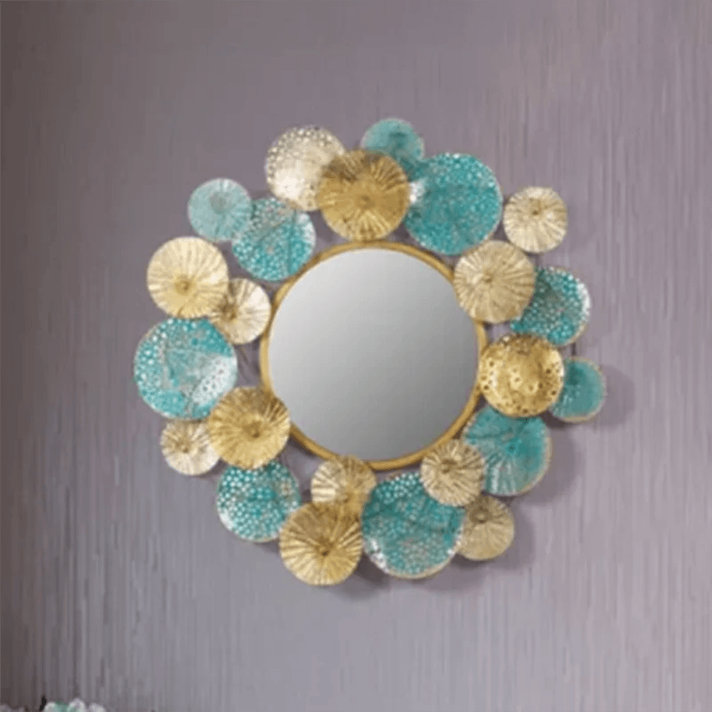 Wavy Aesthetic Decorative Mirrors Bathroom Stained Large Decorative Mirrors Irregular Decoracion Habitacion House Decoration - Pacisia