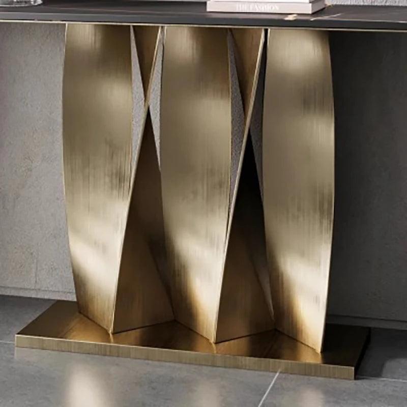 Hotel Garden Living Room Table Metal Luxury Classic Office Table Minimalist Black Tavolino Soggiorno Moderno Hallway Furniture - Pacisia