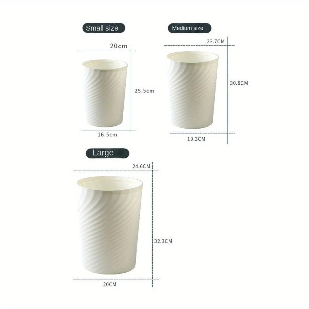 Household garbage bin classification living room uncovered large Nordic creative bedroom kitchen bathroom toilet tube office - Pacisia