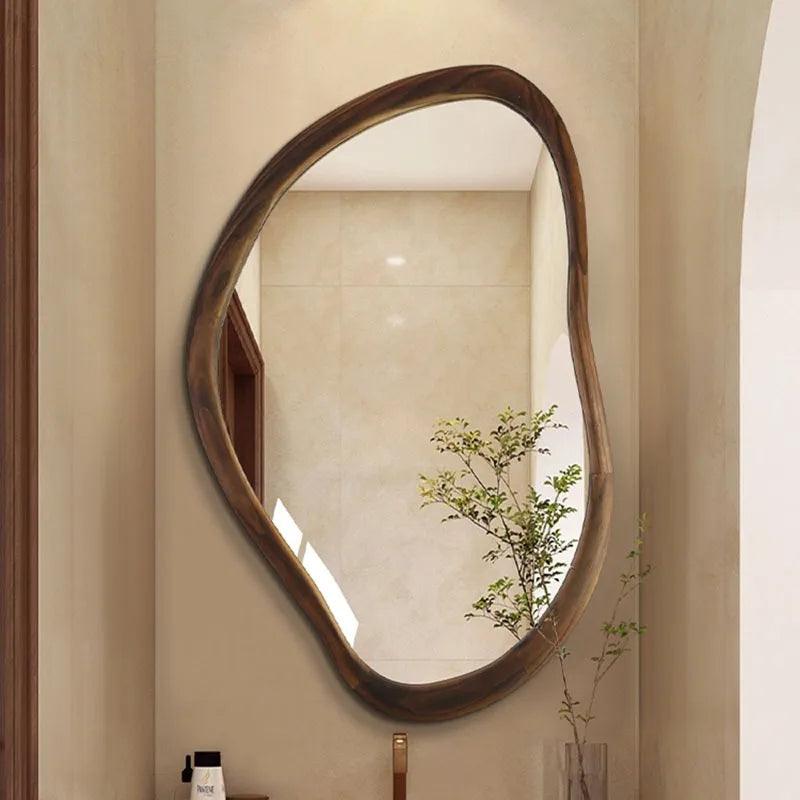 Girls Decorative Mirrors Wall Antique Toilet Full Length Irregular Mirror Aesthetic Espejo De Cuerpo Entero Home Decoration - Pacisia
