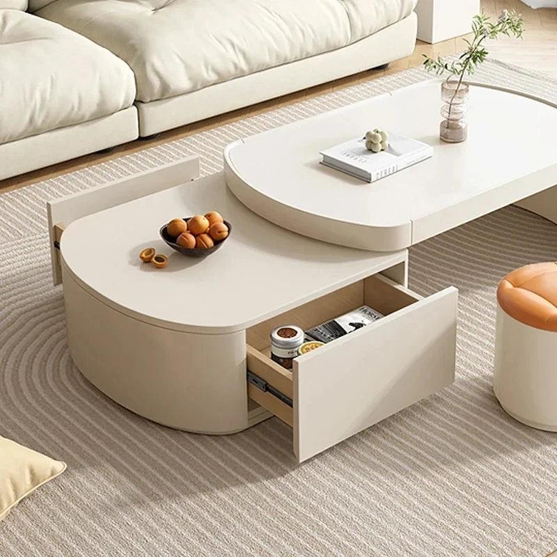 Glamour Minimalist Coffee Tables Design Modern Luxury Living Room Coffee Tables Unique Wood Muebles Para El Hogar Furniture - Pacisia