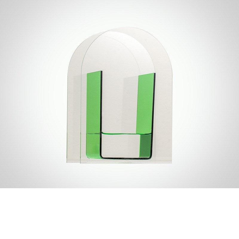 Acrylic Color Double-piece Geometric Shape Vase - Pacisia