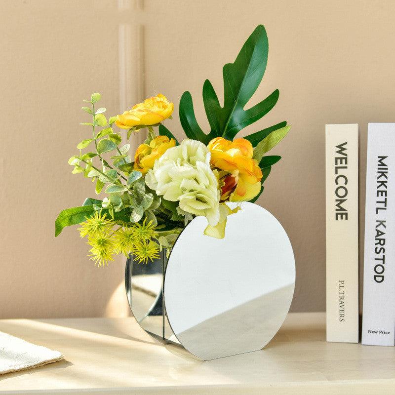 Acrylic Color Double-piece Geometric Shape Vase - Pacisia