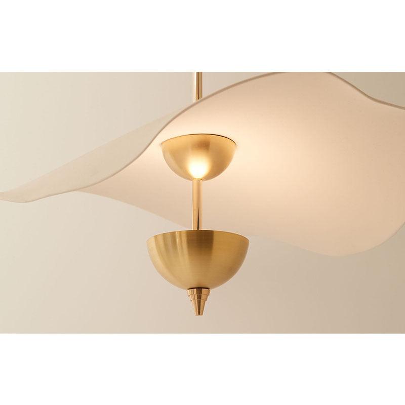 Acrylic Lotus Leaf Chandelier In Window - Pacisia