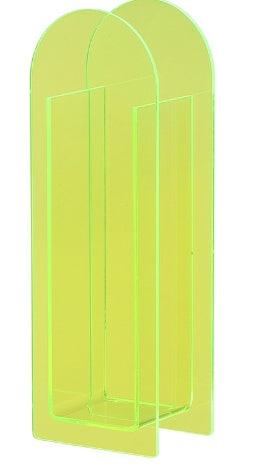 Acrylic Vase Transparent Colorful Living Room Dry Flower Geometric Flower Vase - Pacisia