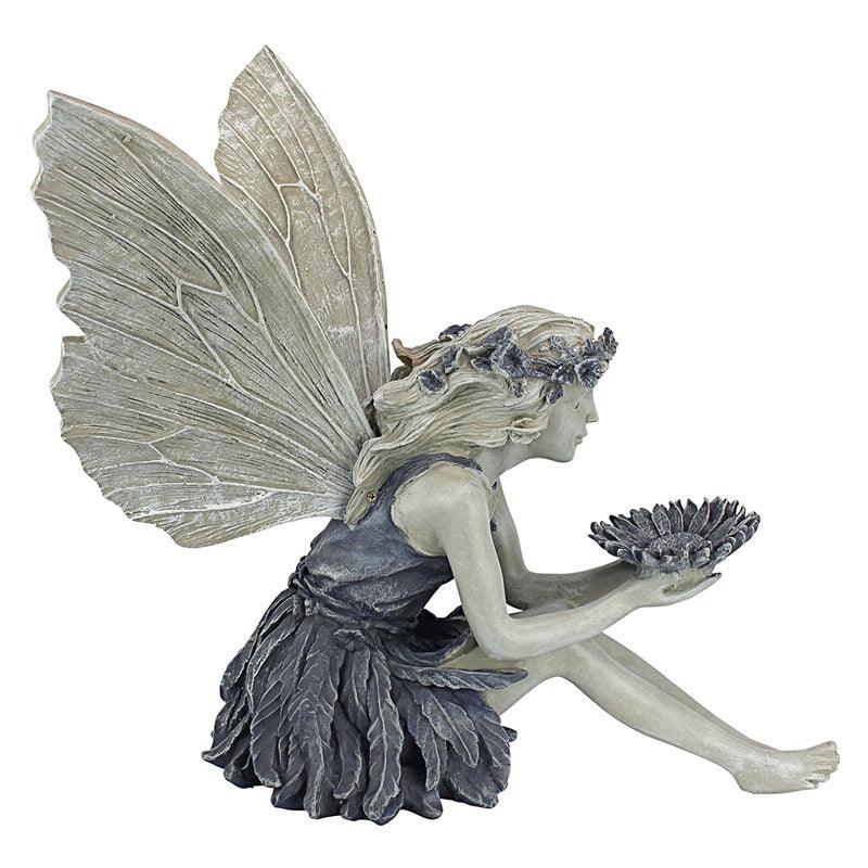 Fairy Sitting Garden Statue Ornament Decoration Resin Crafts Decor Accessories Home Landscaping Backyard Lawn Decoration - Pacisia