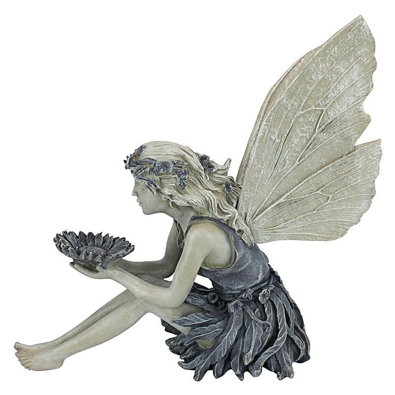 Fairy Sitting Garden Statue Ornament Decoration Resin Crafts Decor Accessories Home Landscaping Backyard Lawn Decoration - Pacisia