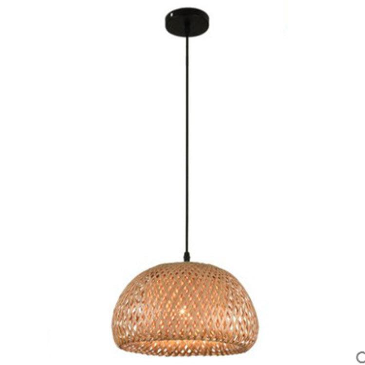 American Garden Bamboo Woven Chandelier Restaurant Southeast Asia Lamps - Pacisia