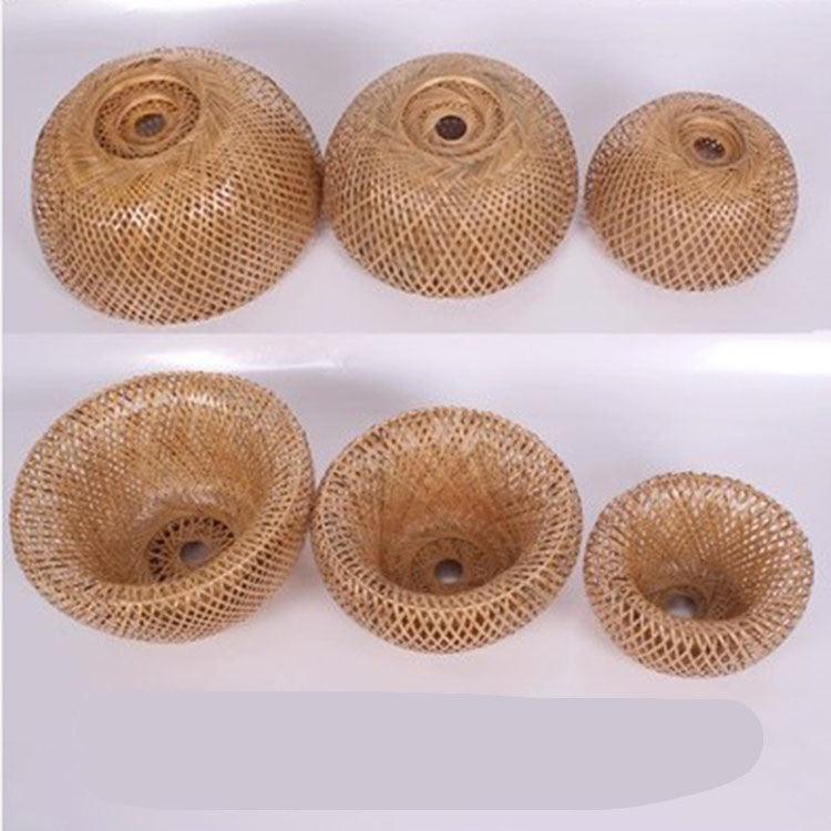American Garden Bamboo Woven Chandelier Restaurant Southeast Asia Lamps - Pacisia