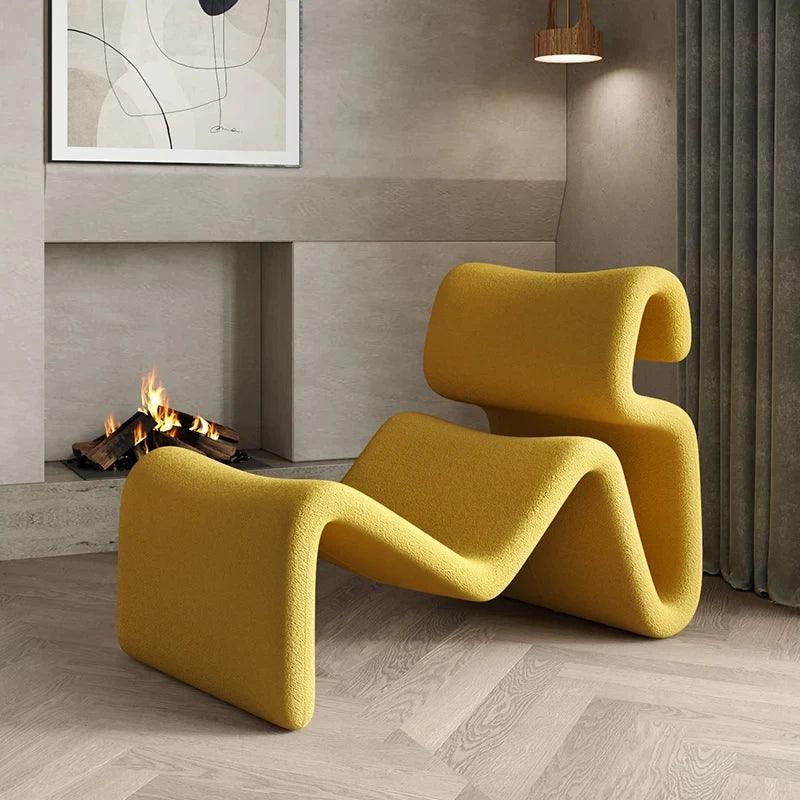 Armchair, large sofa, living room, leisure chair, single person sofa, balcony, leisure lazy sofa, furniture YX789TB - Pacisia