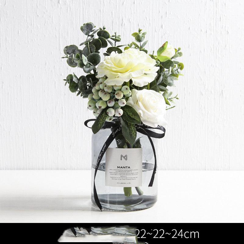 Artificial Green Plant Ornaments Potted Ornaments Green Plants Fake Flower Ornaments - Pacisia