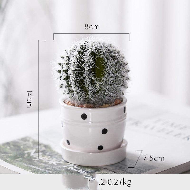 Artificial Green Plant Ornaments Potted Ornaments Green Plants Fake Flower Ornaments - Pacisia