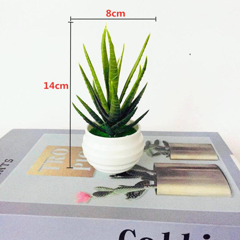 Artificial Green Plants Potted Artificial Flowers Small Ornaments - Pacisia