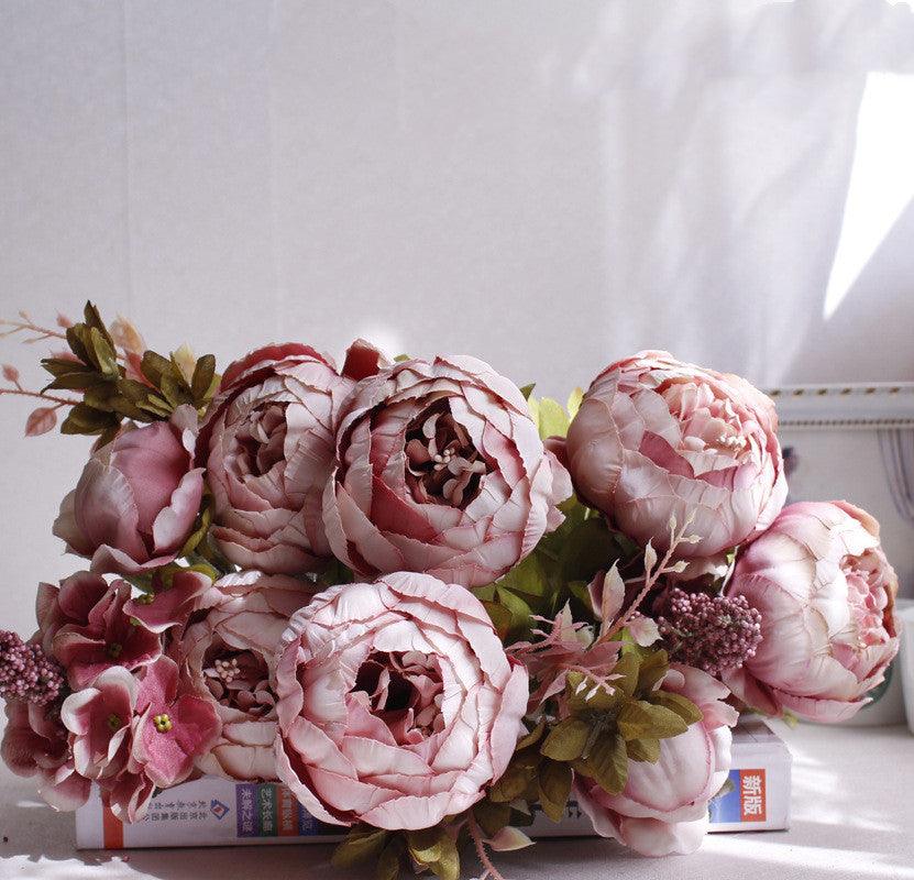 Artificial peony flower bouquet living room decoration - Pacisia