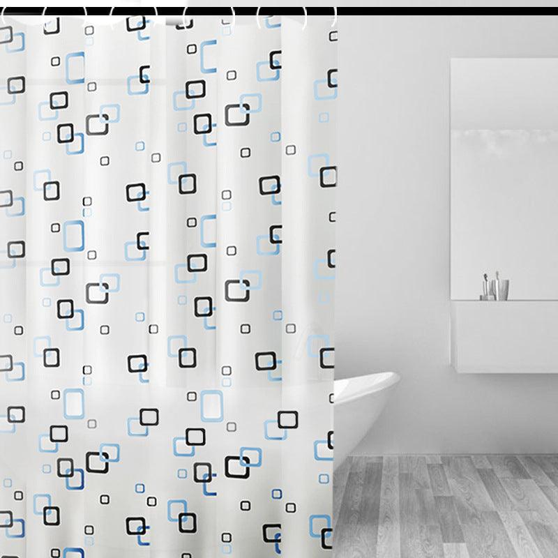 Bathroom Printing Waterproof Partition Shower Curtain - Pacisia